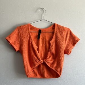 Urban Outfitters orange 🍊 Croptop